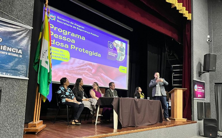 Segurança Pública participa de seminário sobre proteção à pessoa idosa, em Arapiraca