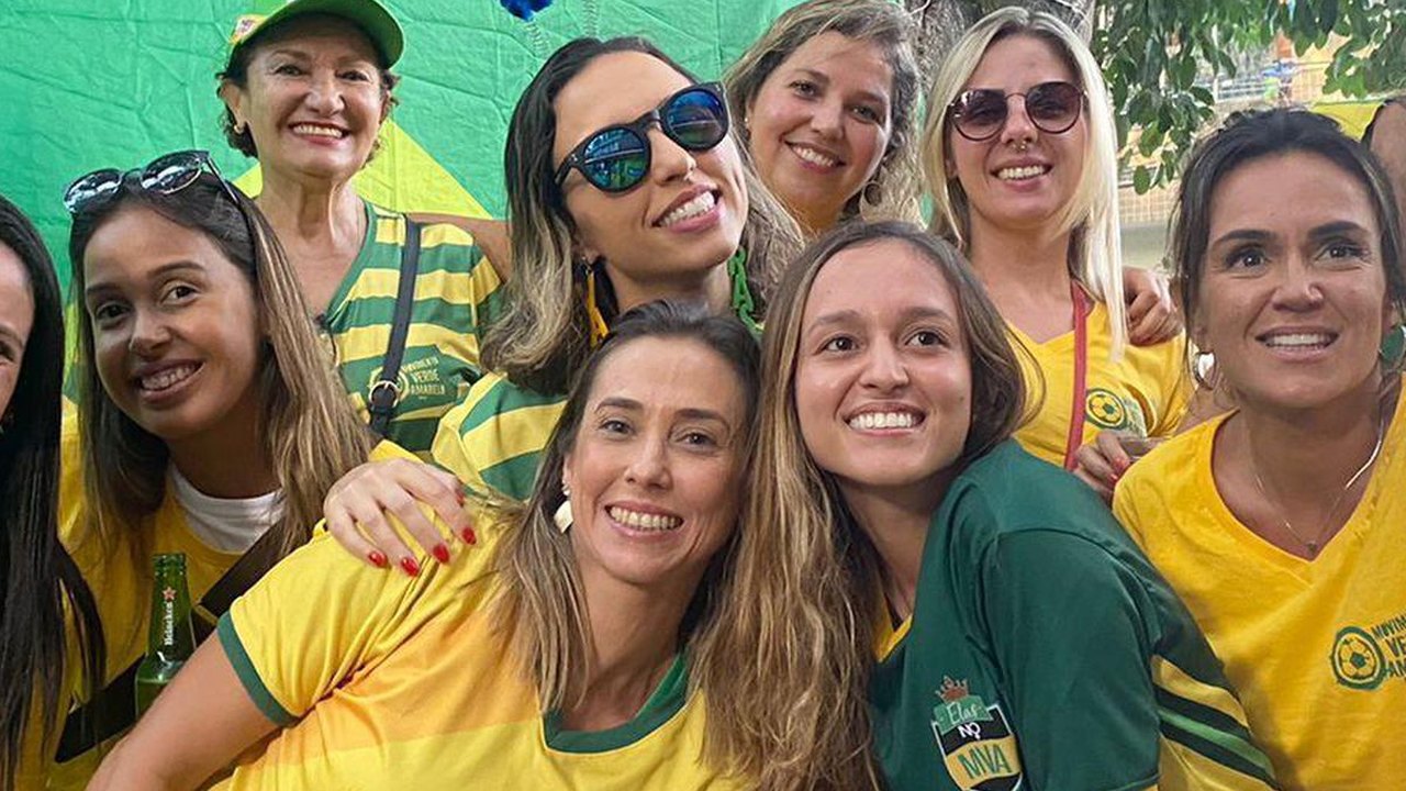 Organizadas, mulheres viajam e reforçam torcida da seleção brasileira no Catar
