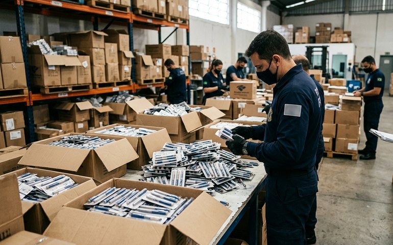Receita Federal apreende mais de 25 mil canetas emagrecedoras irregulares no primeiro bimestre
