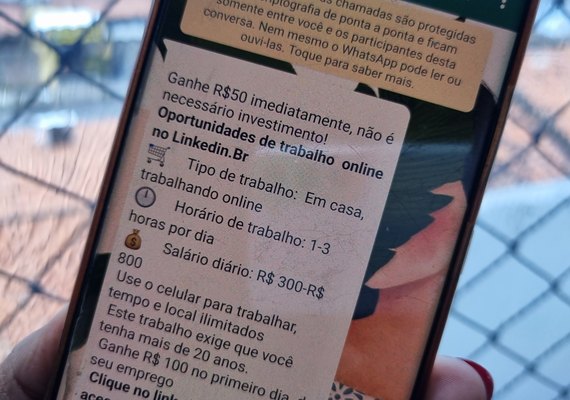 Golpe do 'falso emprego' chega a Alagoas