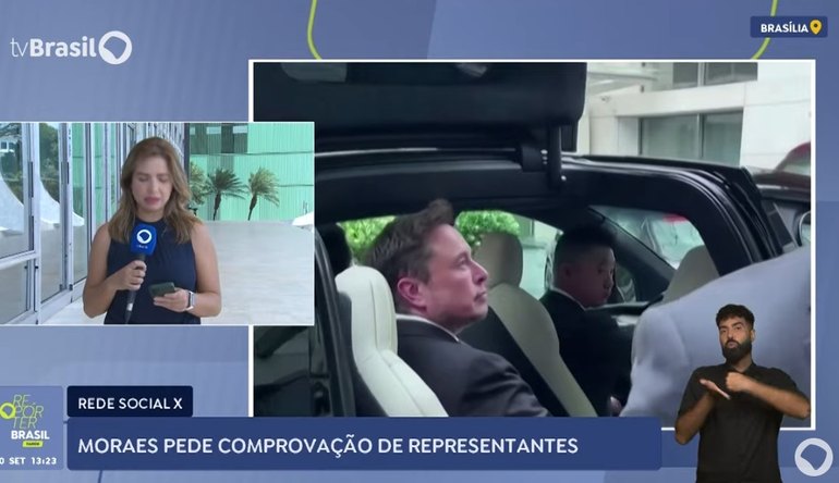 Moraes pede comprovação de representantes da rede social X