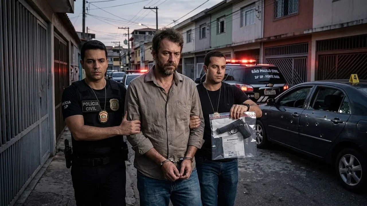 Ex-policial civil é preso suspeito de atacar veículos a tiros em SP; mulher é atingida na perna