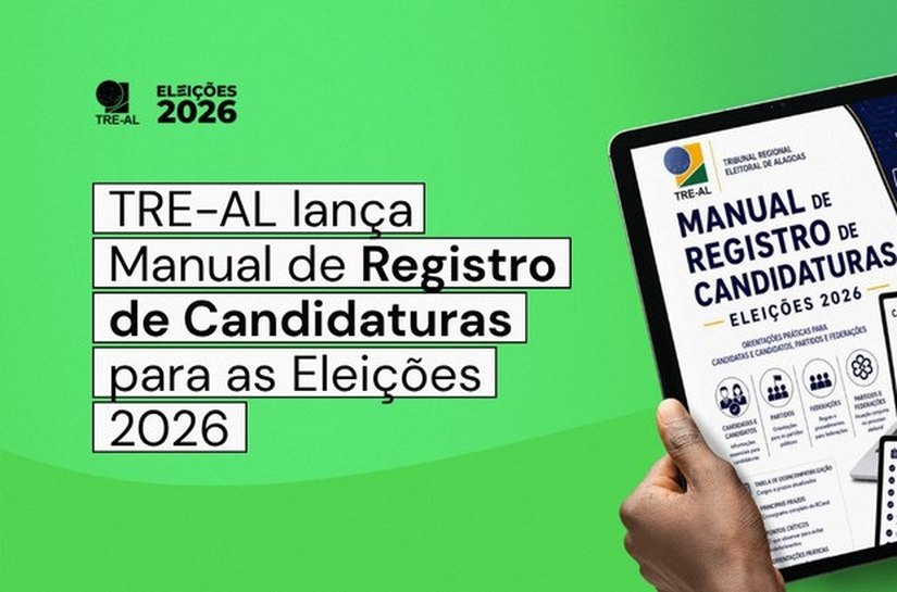 TRE-AL lança Manual de Registro de Candidaturas para as Eleições 2026