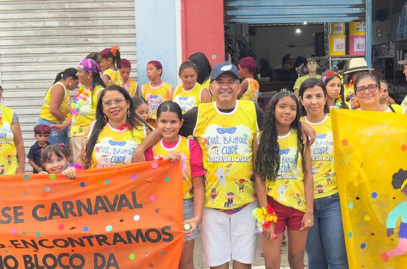 Prefeito Didi Lopes participa de bloco do CRAS e da Secretaria da Mulher em Tanque d’Arca