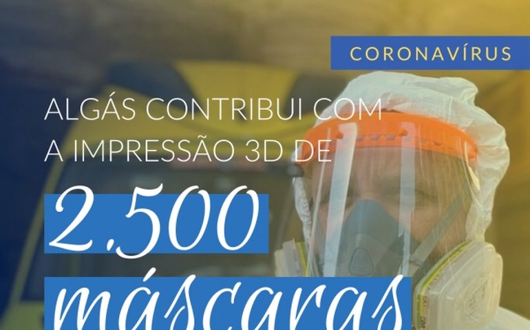 Coronavírus: Algás produz 2.500 máscaras para doar à Saúde de Alagoas