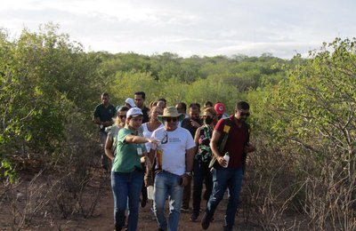 Parceria entre Seagri e o IABS-Brasil inaugura trilha ecológica em Piranhas 