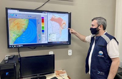 Semarh emite aviso meteorológico para possibilidade de pancadas de chuvas em Alagoas, nesta segunda (10)