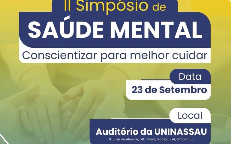 Setembro Amarelo: CRF/AL promove segunda edição do Simpósio de Saúde Mental