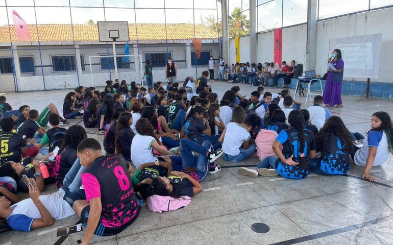 Seprev inicia ciclo de palestras na Escola Municipal Professor Antídio Vieira onde aluna foi vítima de agressão