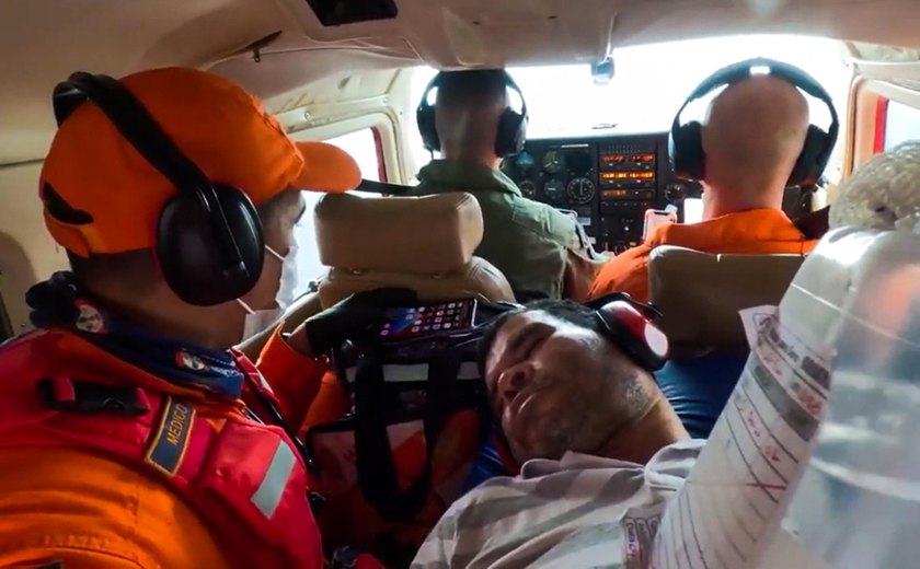 Serviço Aeromédico do Samu realiza repatriação de paciente de Minas Gerais para Maceió