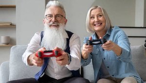 idosos-videogame-24112023174623565 / Foto: Foto: Freepik/ Ilustrativa
