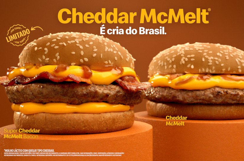 McDonald's celebra o sucesso do Cheddar McMelt no Brasil e apresenta Super Cheddar McMelt Bacon