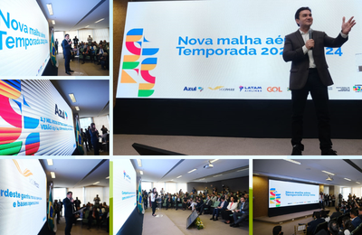 MTUR e empresas aéreas apresentam malha de voos com 94 rotas para a alta temporada de verão