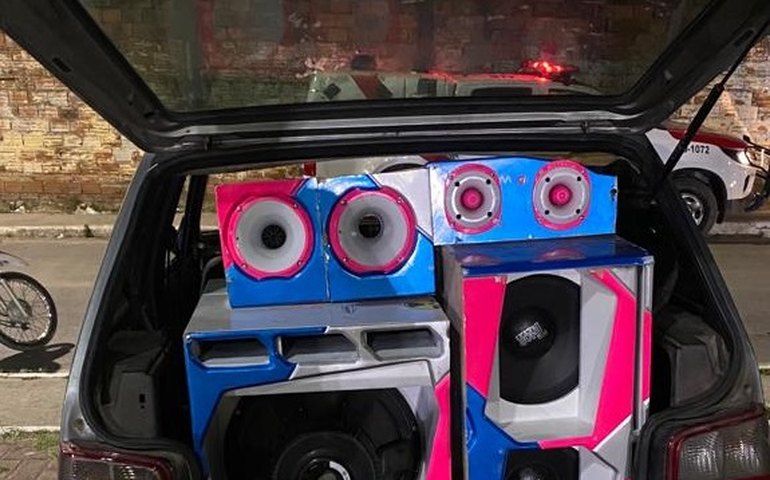 Operação Na Base do Sossego apreende equipamentos de som em Maceió e Marechal Deodoro