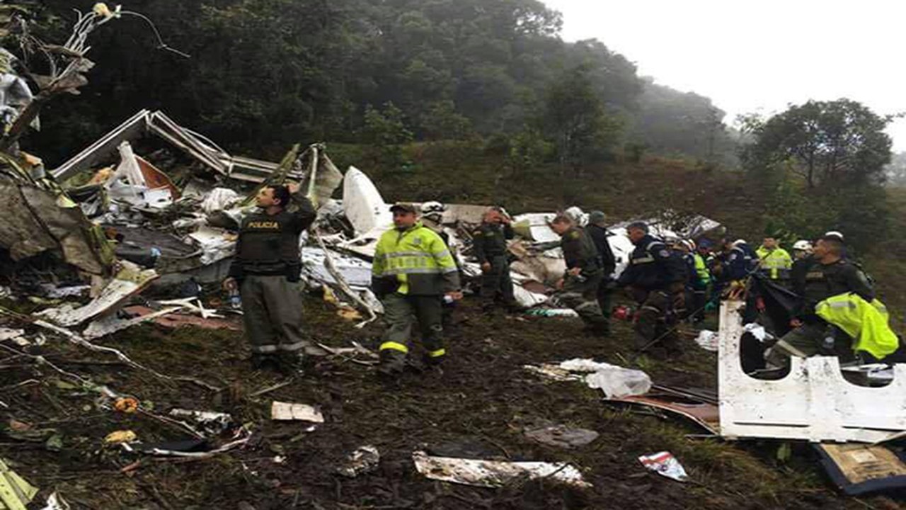 Polícia confirma 76 mortos em avião da Chapecoense