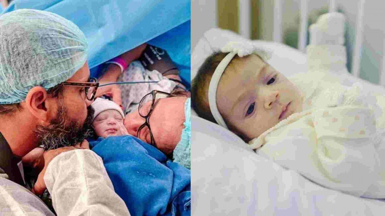 Filha de Juliano e Letícia Cazarré é transferida para hospital no Rio