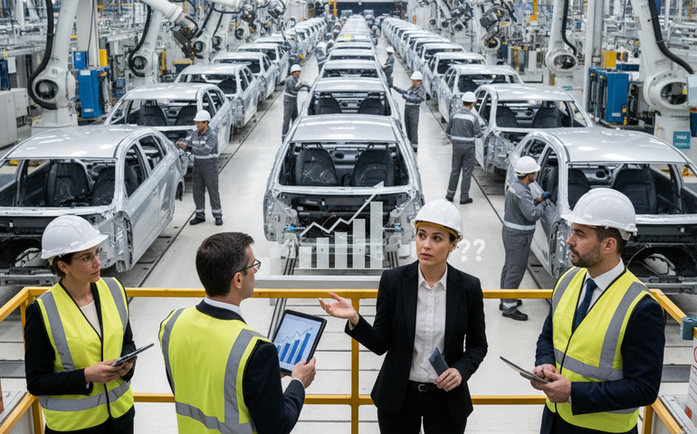 Indústria automotiva projeta avanço em 2026, mas mantém cautela diante de incertezas