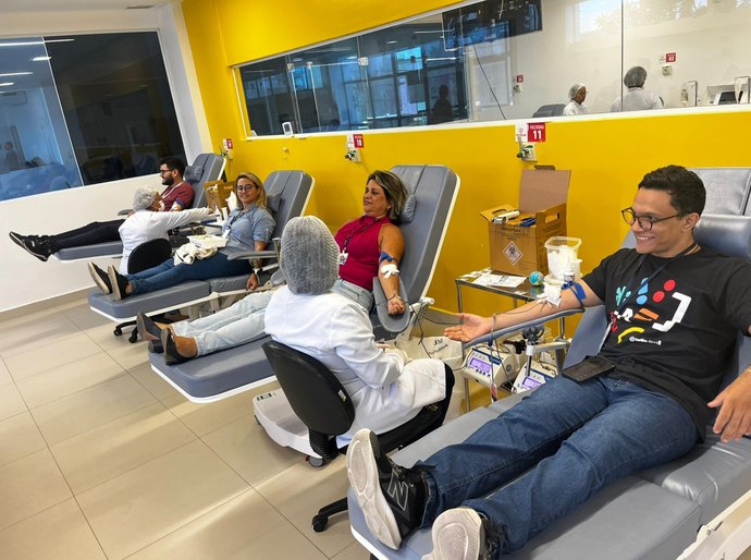 Itec mobiliza colaboradores em ação solidária para reforçar estoque de sangue do Hemoal