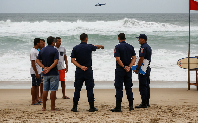 'Não desafiem a natureza': Corpo de Bombeiros aposta na conscientização para reduzir ocorrências após novo aviso de ressaca