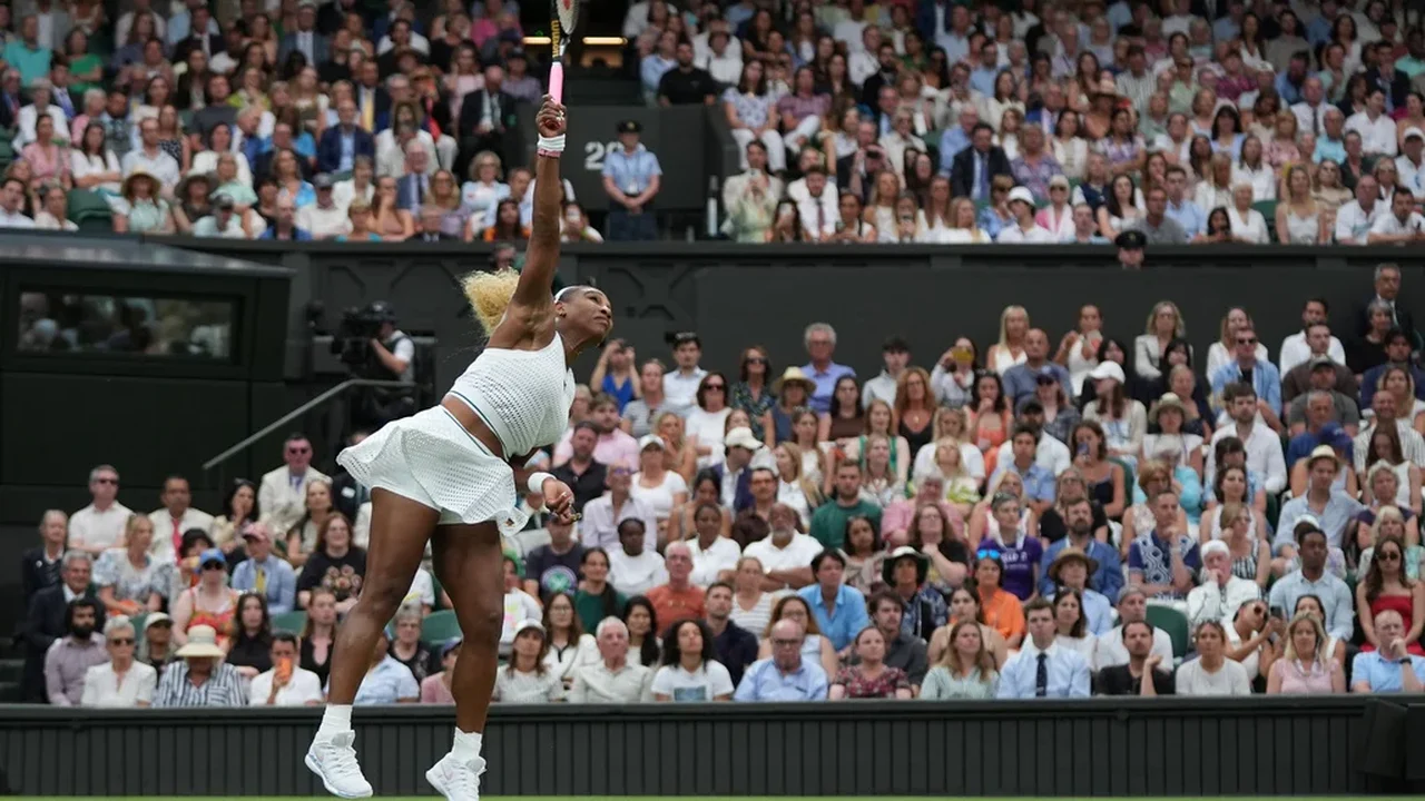 Retorno de Serena Williams às quadras de simples estabeleceu recorde de audiência para uma partida da primeira rodada de Wimbledon na ESPN.