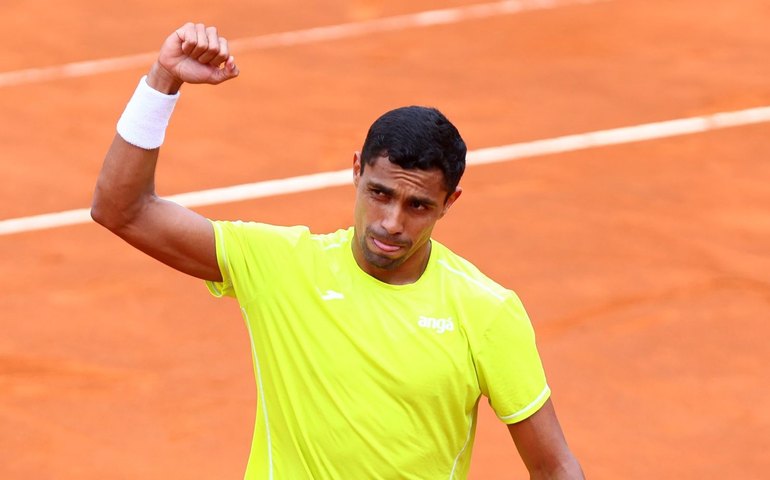 Thiago Monteiro sofre derrota para chinês nas oitavas e está fora do Masters de Roma