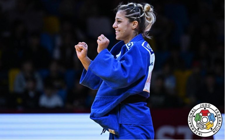 Sarah Souza é bronze em 1º dia do Grand Slam de judô no Cazaquistão