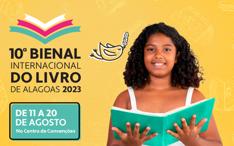 Abertura da 10ª Bienal Internacional do Livro de Alagoas será nesta sexta-feira
