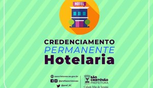 Credenciamento rede hoteleira São Cristóvão