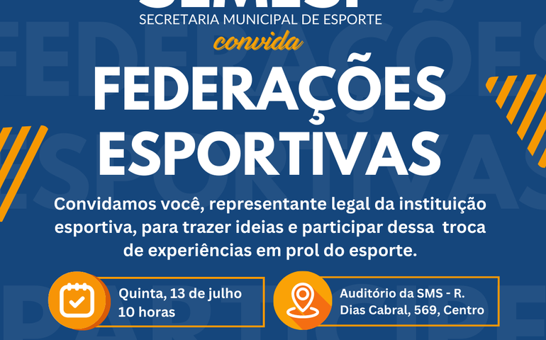 Semesp reunirá federações esportivas em evento sobre Prática Desportiva