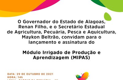 Seagri lança Módulo Irrigado de Produção e Aprendizagem (MIPAs)