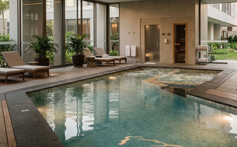 Sauna dupla, piscina aquecida e spa: conheça o prédio de SP envolvido em esquema de propina do ex-presidente do BRB