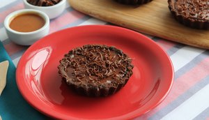 tortinha de chocolate