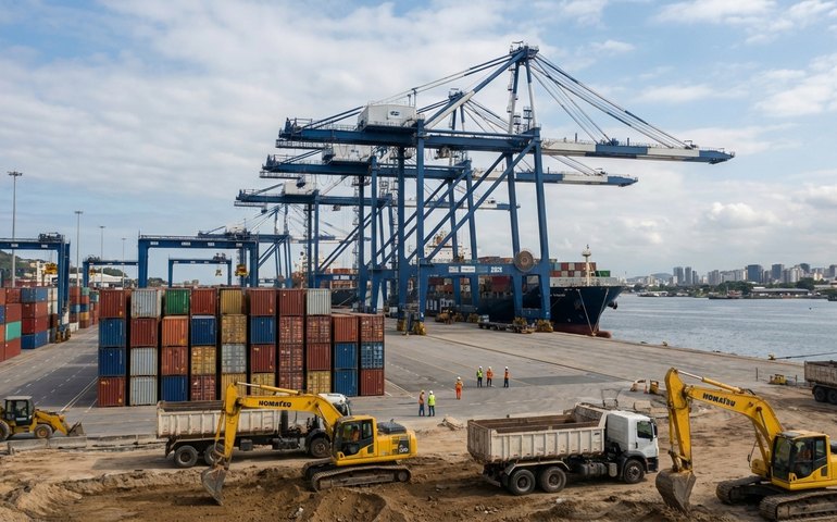 Governo investe R$ 950 milhões na expansão do terminal de contêineres do Porto do Rio