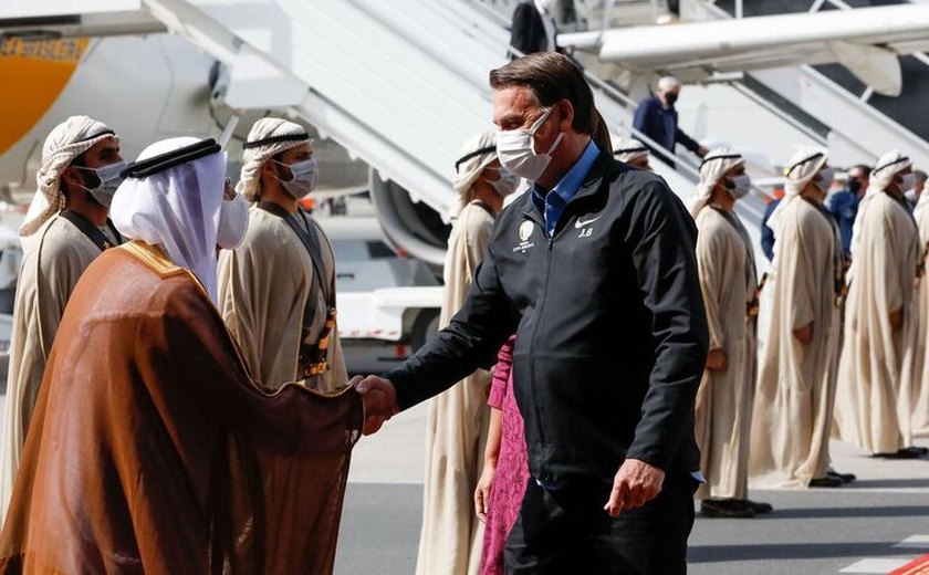 Presidente se reúne com emir de Dubai