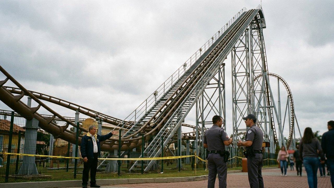 Hopi Hari: Polícia investiga caso de jovem que perdeu movimentos após andar em montanha-russa