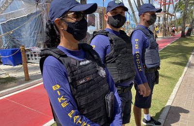 Guarda Municipal de Maceió amplia patrulhamentos durante Operação Verão