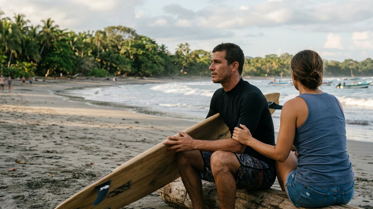 'O mar é a vida dele': esposa relata superação de surfista brasileiro atingido no coração por peixe-agulha na Costa Rica