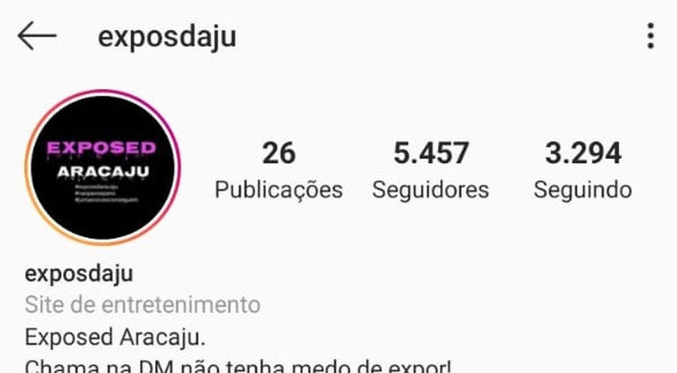 EXPOSED ARACAJU / Foto: Print Instagram