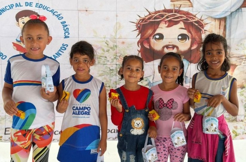 Páscoa: Prefeitura de Campo Alegre realiza a distribuição de chocolates para todos os Alunos da Rede Municipal de Ensino