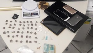 APREENSÃO DE DROGAS EM NOSSA SENHORA DA GLÓRIA