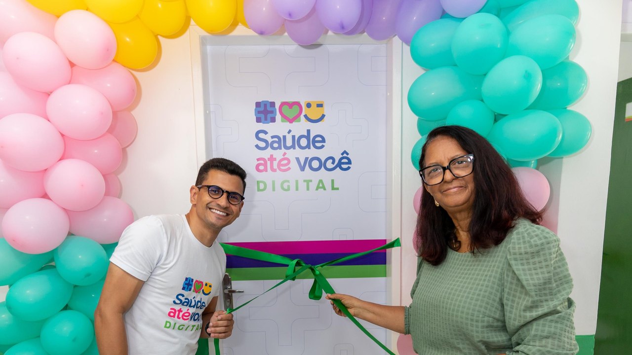 Governo do Estado inaugura sala do Programa Saúde Até Você Digital em Branquinha