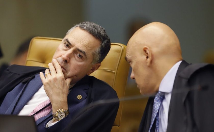 Barroso arquiva pedido de processo disciplinar contra Alexandre de Moraes por gesto obsceno