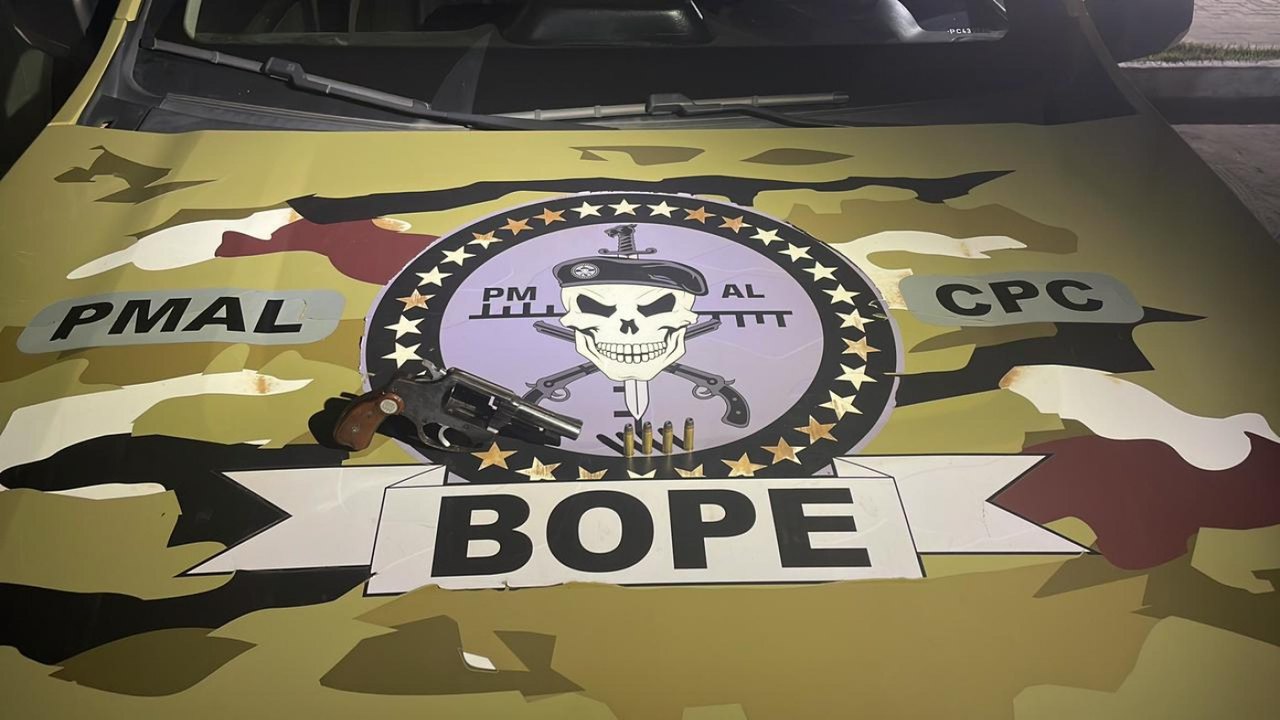 PM-AL apreende três armas de fogo e recupera oito celulares roubados