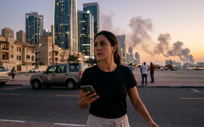 Ex-BBB Ariadna relata momentos de tensão em Dubai: 'Explosão muito próxima'