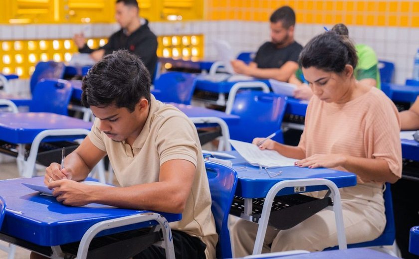 Arapiraca aplica prova do concurso da Guarda Municipal para mais de 5 mil candidatos