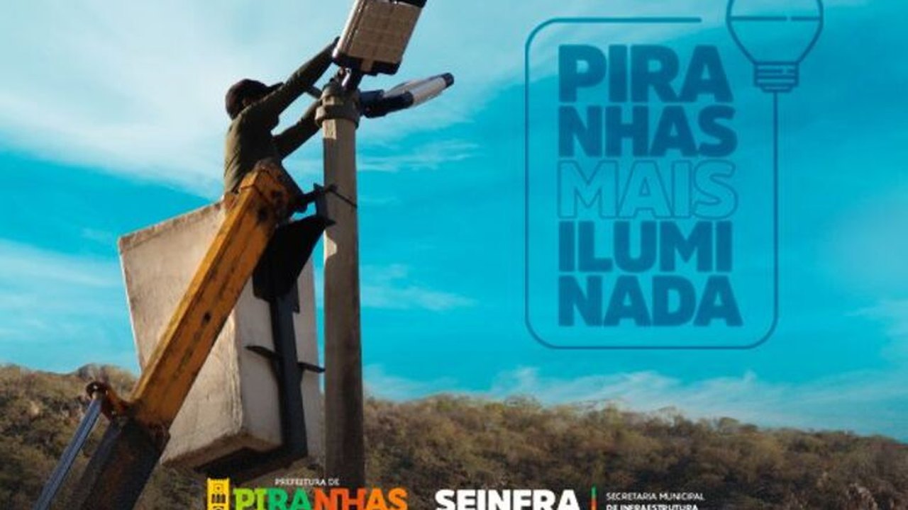 Prefeitura de Piranhas projeta economia de R$ 180 mil por ano no consumo de energia elétrica