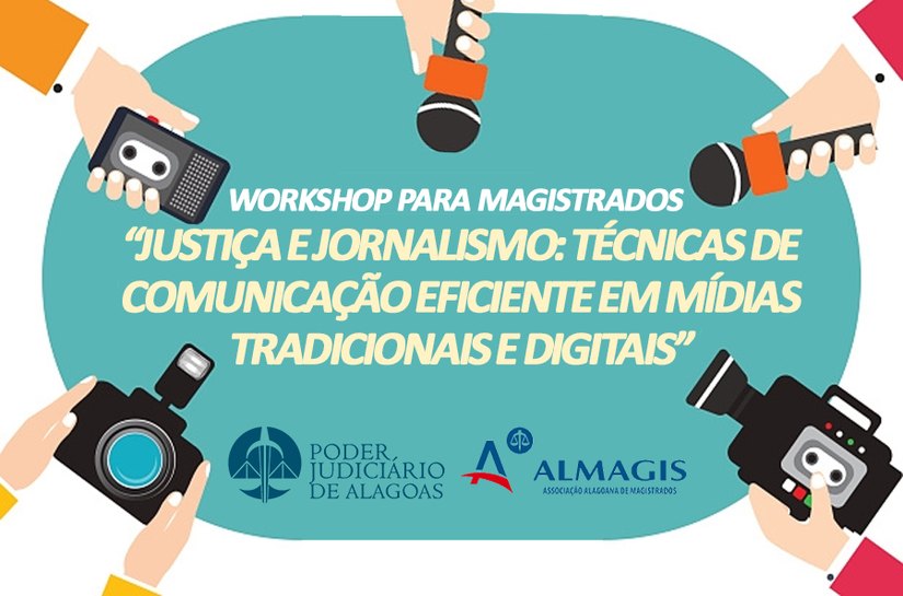 Inscrições para workshop 'Justiça e Jornalismo' terminam nesta sexta-feira