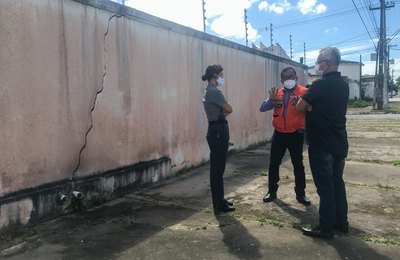 Defesa Civil e Capitania dos Portos discutem sinalização da Lagoa Mundaú