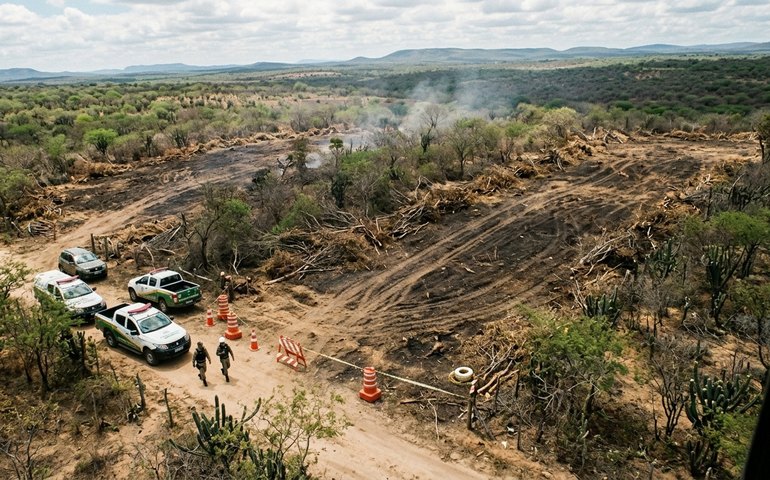 Operação Caatinga Resiste autua mais de 10 mil hectares de desmatamento ilegal em nove estados