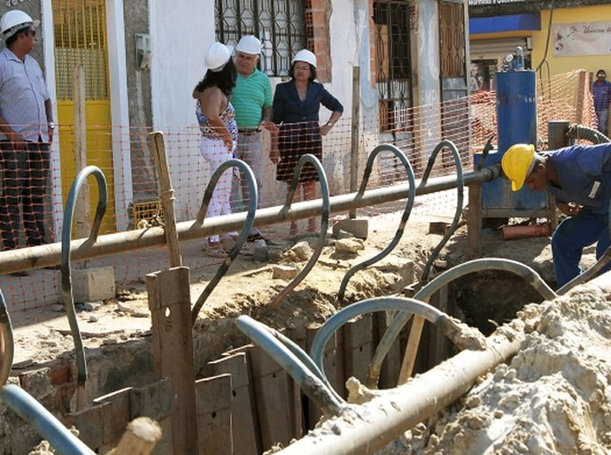 ' Primeira grande obra do Programa de Esgotamento Sanitário', diz secretária
